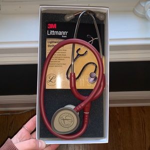 LITTMANN LIGHTWEIGHT II SE STETHOSCOPE - Burgundy